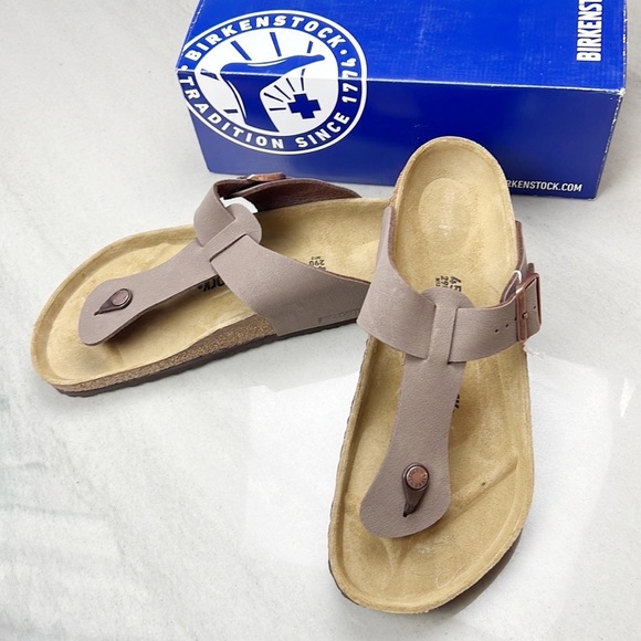 BIRKENSTOCK Medina Thong Sandal Mocha Brown NIB main image 5